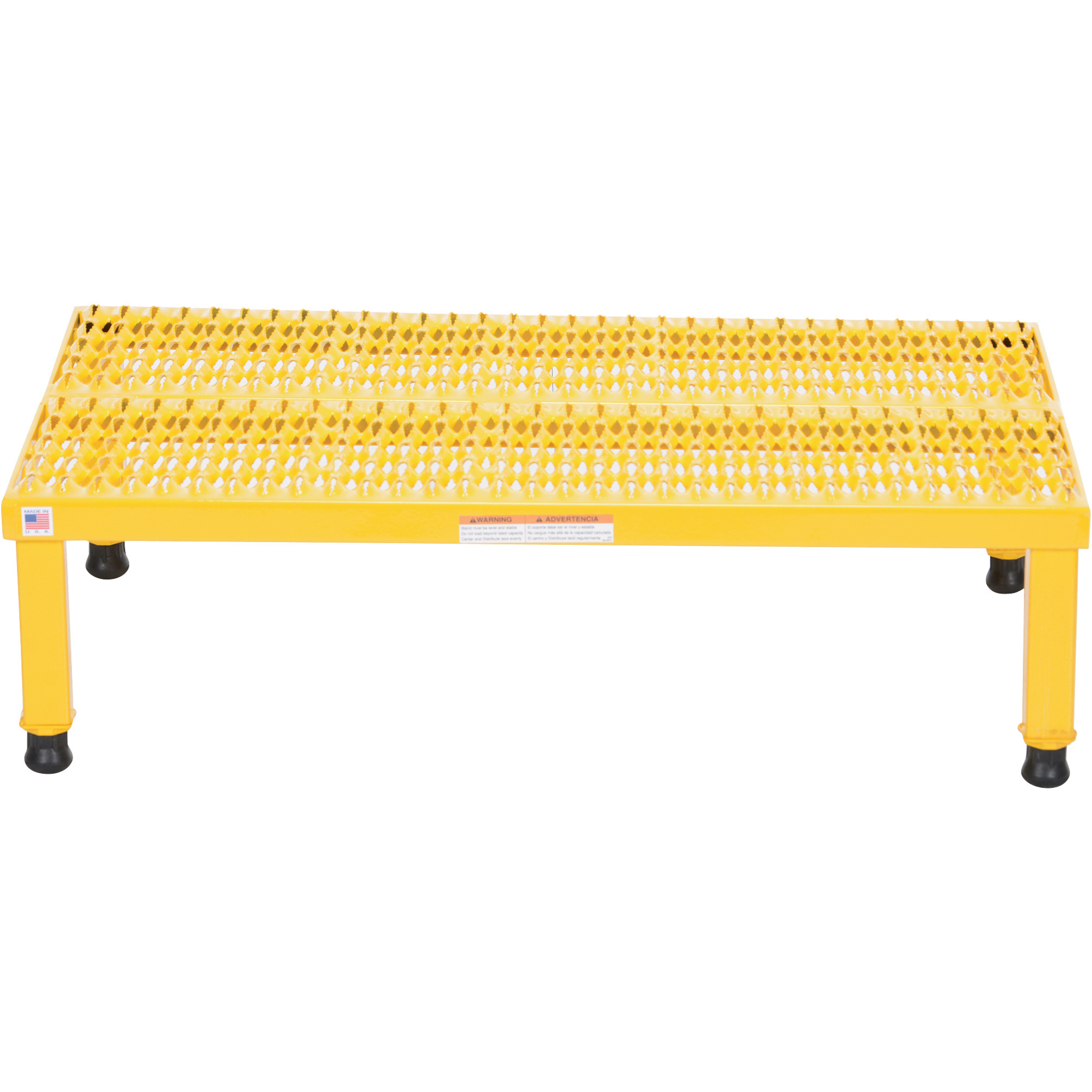 Vestil, Steel Adjustable Work-Mate Stand 36-7/16 In. x 23-1/2 In. x 10-1/2 In. 500 Lb. Capacity Yellow, Model# AHW-H-2436